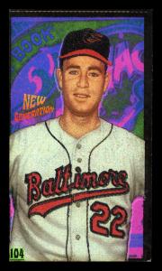 Picture, Helmar Brewing, This Great Game 1960s Card # 104, JIM PALMER, Hands on hips, belt up, Baltimore Orioles