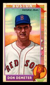 Picture, Helmar Brewing, This Great Game 1960s Card # 106, Don Demeter, Reverse: 