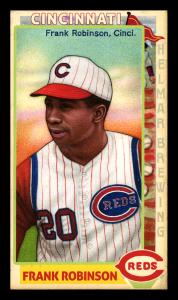 Picture of Helmar Brewing Baseball Card of Frank Robinson (HOF), card number 114 from series This Great Game 1960s