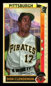 Picture of Helmar Brewing Baseball Card of Donn Clendenon, card number 11 from series This Great Game 1960s