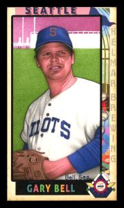 Picture of Helmar Brewing Baseball Card of Gary Bell, card number 127 from series This Great Game 1960s
