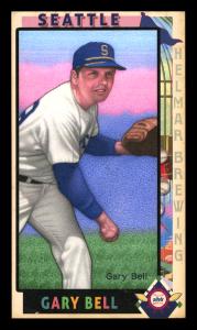Picture of Helmar Brewing Baseball Card of Gary Bell, card number 129 from series This Great Game 1960s