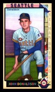 Picture of Helmar Brewing Baseball Card of John (Pilots) Donaldson, card number 131 from series This Great Game 1960s