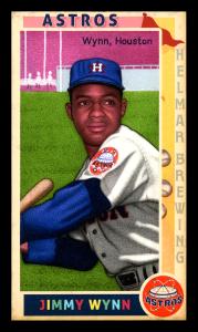 Picture of Helmar Brewing Baseball Card of Jimmy Wynn, card number 143 from series This Great Game 1960s