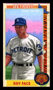 Picture of Helmar Brewing Baseball Card of Roy Face, card number 149 from series This Great Game 1960s