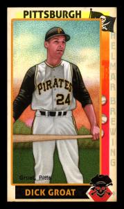 Picture of Helmar Brewing Baseball Card of Groat, Dick, card number 14 from series This Great Game 1960s