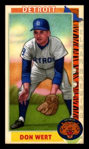 Picture, Helmar Brewing, This Great Game 1960s Card # 151, Don Wert, Fielding grounder, Detroit Tigers