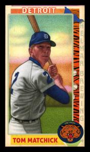 Picture of Helmar Brewing Baseball Card of Tom Matchick, card number 154 from series This Great Game 1960s