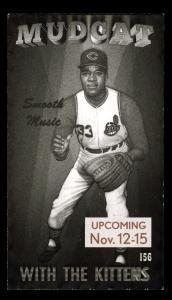 Picture, Helmar Brewing, This Great Game 1960s Card # 156, Mudcat Grant, Full figure, hand belt high, Cleveland Indians