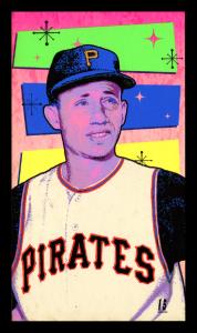 Picture, Helmar Brewing, This Great Game 1960s Card # 15, Harvey Haddix, Belt up, looking to his left, Pittsburgh Pirates