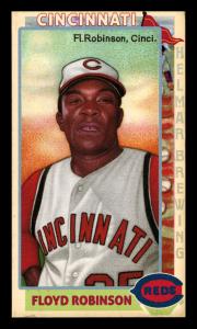Picture of Helmar Brewing Baseball Card of Floyd Robinson, card number 163 from series This Great Game 1960s