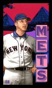Picture, Helmar Brewing, This Great Game 1960s Card # 168, Warren SPAHN (HOF), Hand on hip, looking up, New York Mets