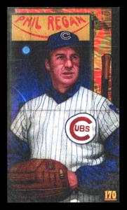 Picture, Helmar Brewing, This Great Game 1960s Card # 170, Phil Regan, Glove, Hand at belt, Chicago Cubs