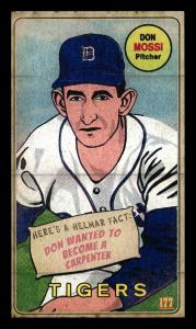 Picture, Helmar Brewing, This Great Game 1960s Card # 177, Don Mossi, End of posed throw, Detroit Tigers