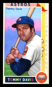 Picture of Helmar Brewing Baseball Card of Tommy Davis, card number 178 from series This Great Game 1960s