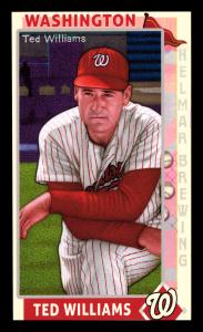 Picture of Helmar Brewing Baseball Card of Ted WILLIAMS (HOF), card number 191 from series This Great Game 1960s