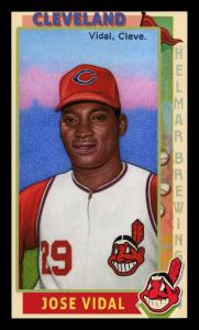 Picture of Helmar Brewing Baseball Card of Jose Vidal, card number 194 from series This Great Game 1960s