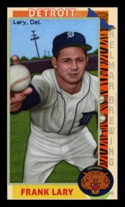 Picture, Helmar Brewing, This Great Game 1960s Card # 196, Frank Lary, Facing viewer, ball up in hand, Detroit Tigers