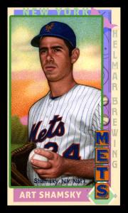 Picture of Helmar Brewing Baseball Card of Art Shamsky, card number 212 from series This Great Game 1960s