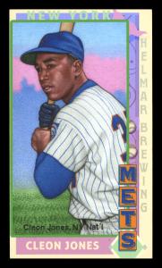 Picture of Helmar Brewing Baseball Card of Cleon Jones, card number 213 from series This Great Game 1960s