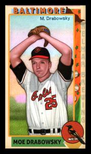 Picture of Helmar Brewing Baseball Card of Moe Drabowski, card number 219 from series This Great Game 1960s