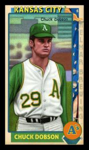 Picture of Helmar Brewing Baseball Card of Chuck Dobson, card number 232 from series This Great Game 1960s