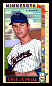 Picture of Helmar Brewing Baseball Card of Dave Boswell, card number 237 from series This Great Game 1960s