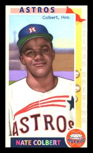 Picture of Helmar Brewing Baseball Card of Nate Colbert, card number 251 from series This Great Game 1960s