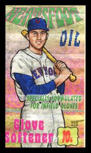 Picture, Helmar Brewing, This Great Game 1960s Card # 258, Ken Boswell, Jacket, bat toward viewer, New York Mets
