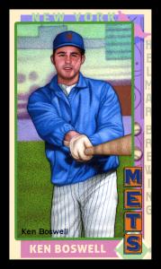 Picture of Helmar Brewing Baseball Card of Ken Boswell, card number 258 from series This Great Game 1960s