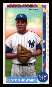Picture, Helmar Brewing, This Great Game 1960s Card # 262, Elston Howard, Fist in catcher's mitt, New York Yankees