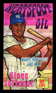 Picture, Helmar Brewing, This Great Game 1960s Card # 263, Bill Robinson, At bat, looking to outfield, New York Yankees