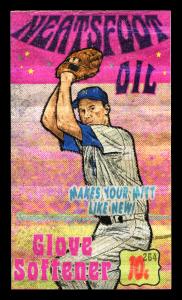 Picture, Helmar Brewing, This Great Game 1960s Card # 264, Mel Stottlemyre, Close portrait, fingers on ball, New York Yankees