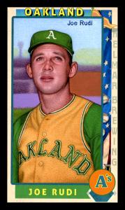 Picture of Helmar Brewing Baseball Card of Joe Rudi, card number 266 from series This Great Game 1960s