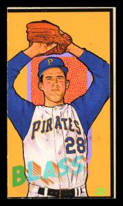 Picture, Helmar Brewing, This Great Game 1960s Card # 275, Steve Blass, Top of wind up, Pittsburgh Pirates