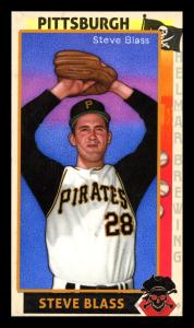 Picture of Helmar Brewing Baseball Card of Steve Blass, card number 275 from series This Great Game 1960s