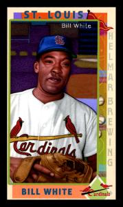 Picture of Helmar Brewing Baseball Card of Bill White, card number 284 from series This Great Game 1960s