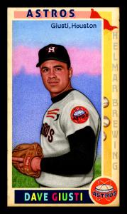 Picture of Helmar Brewing Baseball Card of Dave Giusti, card number 2 from series This Great Game 1960s
