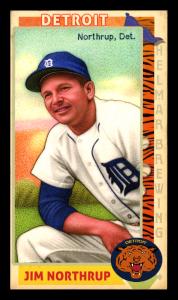 Picture of Helmar Brewing Baseball Card of Jim Northrup, card number 39 from series This Great Game 1960s
