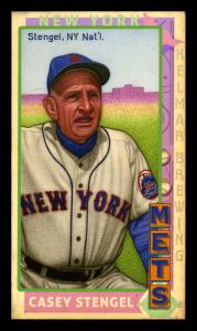 Picture of Helmar Brewing Baseball Card of Casey STENGEL (HOF), card number 46 from series This Great Game 1960s