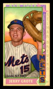 Picture of Helmar Brewing Baseball Card of Jerry Grote, card number 47 from series This Great Game 1960s