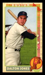 Picture, Helmar Brewing, This Great Game 1960s Card # 56, Dalton Jones, Facing viewer, batting stance, Boston Red Sox