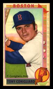 Picture of Helmar Brewing Baseball Card of Tony Congigliaro, card number 57 from series This Great Game 1960s