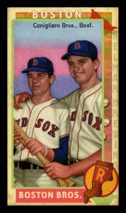 Picture of Helmar Brewing Baseball Card of Tony Congigliaro; Billy Conigliaro;, card number 58 from series This Great Game 1960s