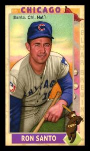 Picture of Helmar Brewing Baseball Card of Ron SANTO, card number 59 from series This Great Game 1960s