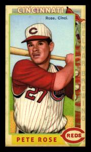 Picture of Helmar Brewing Baseball Card of Pete Rose, card number 63 from series This Great Game 1960s