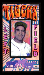 Picture, Helmar Brewing, This Great Game 1960s Card # 69, Willie Horton, Cap tipped up; chest up, Detroit Tigers