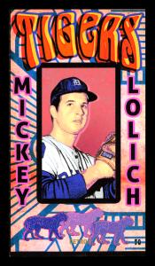 Picture, Helmar Brewing, This Great Game 1960s Card # 70, Mickey Lolich, Arms crossed, Detroit Tigers