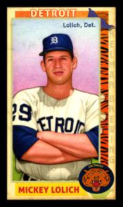 Picture of Helmar Brewing Baseball Card of Mickey Lolich, card number 70 from series This Great Game 1960s