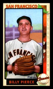 Picture of Helmar Brewing Baseball Card of Pierce, Billy, card number 80 from series This Great Game 1960s